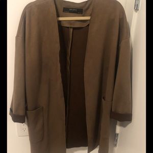 Zara Faux Suede Jacket